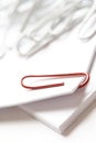 Red paperclip