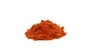 Red paprika powder isolated Royalty Free Stock Photo