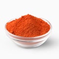 Red paprika powder isolated on white background Royalty Free Stock Photo