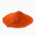 Red paprika powder isolated on white background Royalty Free Stock Photo