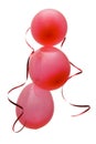 Red party balloons Royalty Free Stock Photo