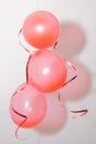 Red party balloons Royalty Free Stock Photo