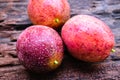 Red passion fruit Royalty Free Stock Photo