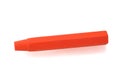 Red pastel crayon