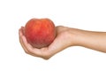 Red peach Royalty Free Stock Photo