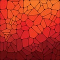 Red pebbles. Abstract vector background. Presentation template. eps 10