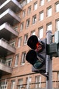 Red pedestrian light