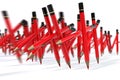 Red Pen March Royalty Free Stock Photo