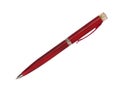 Red pen on white background. clipping path Royalty Free Stock Photo