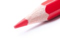 Red pencil. Macro.