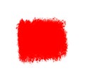 Red pencil texture hand painted on white background Royalty Free Stock Photo