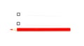 Red pencil under two unticked checkboxes