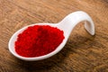 Red pepper powder Royalty Free Stock Photo