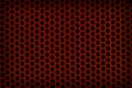 Red perforated plastic background Royalty Free Stock Photo