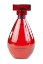 Red perfume bottle Royalty Free Stock Photo