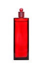 Red perfume bottle Royalty Free Stock Photo