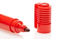 Red Permanent Marker Royalty Free Stock Photo
