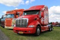 Red Peterbilt Truck in a Show