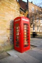 Red Phone Booth Royalty Free Stock Photo