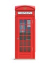 Red phone booth. London, british and english symbol Royalty Free Stock Photo