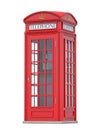 Red phone booth. London, british and english symbol