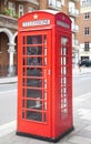 Red phone box Royalty Free Stock Photo