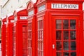 Red phone boxes