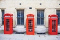 Red phone boxes