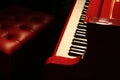 Red piano Royalty Free Stock Photo