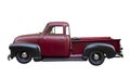 Red pickup truck Royalty Free Stock Photo
