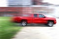 Red pickup truck Royalty Free Stock Photo