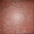 Red picnic fabric