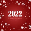 Red picture happy new year 2022