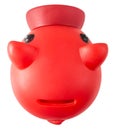 Red Piggy moneybank Royalty Free Stock Photo