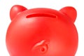 Red Piggy moneybank Royalty Free Stock Photo