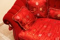 Red pillow Royalty Free Stock Photo