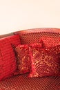 Red pillows Royalty Free Stock Photo