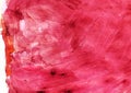 Red and pink artistic abstract painted texture, grunge painting, decorative red painting, random brush strokes Royalty Free Stock Photo