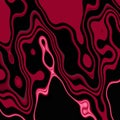 Red pink black shapes, colors, lines background. Waves like shapes, abstract background Royalty Free Stock Photo