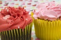 Red and Pink Cupcakes