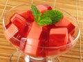 Red & Pink Gelatin Dessert