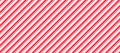 Red and pink lines seamless pattern. Candy cane diagonal stripes background. Repeating decoration wallpaper. Winter Royalty Free Stock Photo
