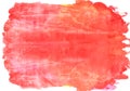 Red pink orange white Rorschach test, watercolor, monotype, abstract colorful symmetric painting, texture background for your