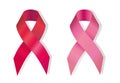 Red and pink ribbons