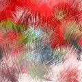 Red & Pink Scribble Abstract