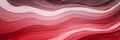 Red pink and white abstract background with thick oil paint texture brush strokes, wavy stripes of color Royalty Free Stock Photo