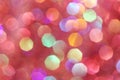 Red, pink, white, yellow and turquoise soft lights abstract background - dark colors