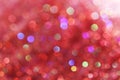 Red, pink, white, yellow and turquoise soft lights abstract background - dark colors