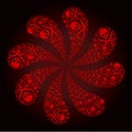 Red Pirate Sabres Icon Swirl Stream