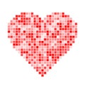 Red pixel Heart